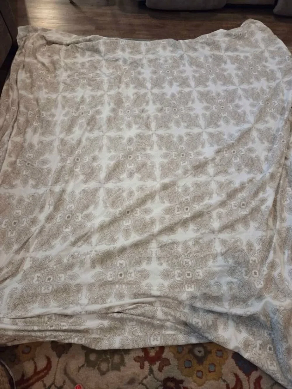 Pottery Barn full/queen size duvet cover and one standard pillow sham